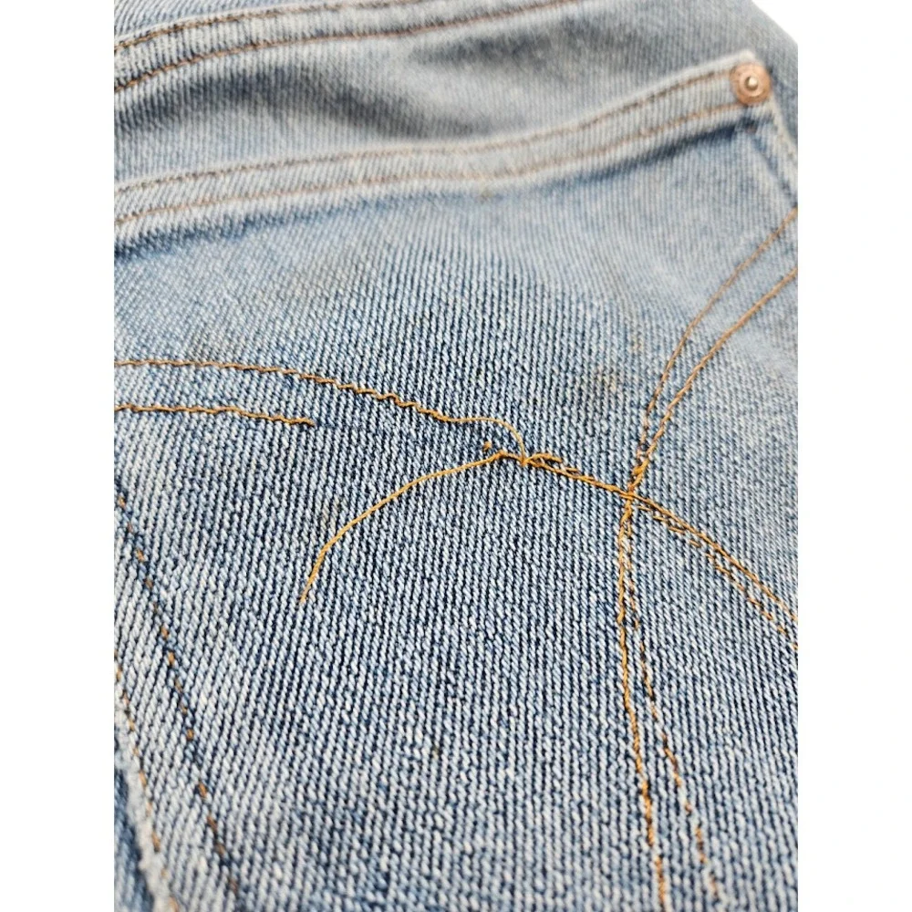 Vintage Levis Jeans Mens 40x30 Orange Tab Distressed USA Workwear Light Wash